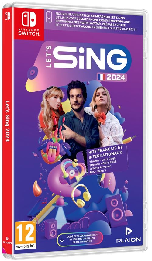 Acheter Let's Sing 2024 Nintendo Switch État correct - 26,75 € Let's Sing 2024 Nintendo Switch État correct Koch Media reconditionné disponible sur Fnac