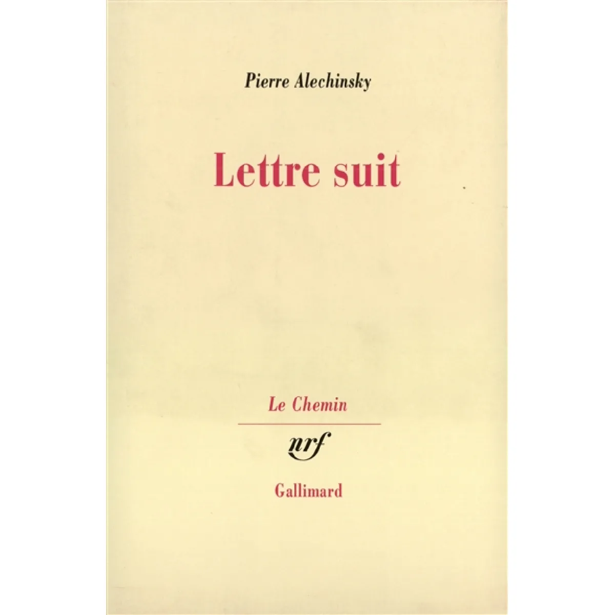 Acheter Lettre suit État correct - 10,09 € Lettre suit État correct N/A (Il ne s'agit pas d'une marque reconditionné disponible sur Rue du Commerce Seconde Vie