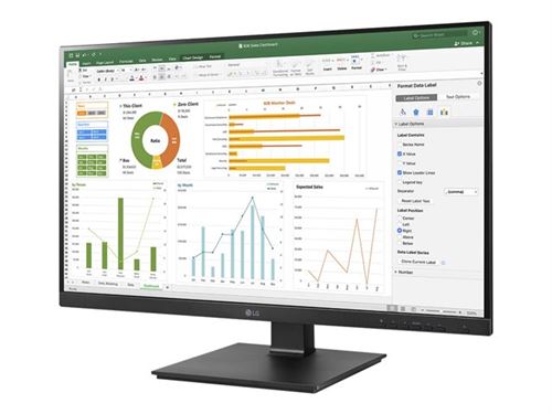 LG 24BN650Y-B - Écran LED - 24" - 1920 x 1080 Full HD (1080p) @ 75 Hz - IPS - 250 cd/m² - 1000:1 - 5 ms - HDMI, DVI-D, DisplayPort - haut-parleurs - noir mat État correct N/A reconditionné disponible sur Fnac