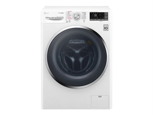 LG F174J82WRHT - Machine à laver séchante - WiFi - largeur : 60 cm - profondeur : 61 cm - hauteur : 85 cm - chargement frontal - 67 litres - 10.5 kg - 1400 tours/min - blanc État correct LG Electronics reconditionné disponible sur Fnac