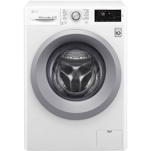 LG F82J54WH - Machine à laver - largeur : 60 cm - profondeur : 56 cm - hauteur : 85 cm - chargement frontal - 59 litres - 8 kg - 1200 tours/min - blanc Occasion LG reconditionné disponible sur Fnac | Dero