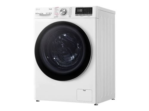 LG F964V71WRHT - Machine à laver séchante - WiFi - largeur : 60 cm - profondeur : 62 cm - hauteur : 85 cm - chargement frontal - 68 litres - 9 kg - 1400 tours/min - blanc État correct N/A reconditionné disponible sur Fnac