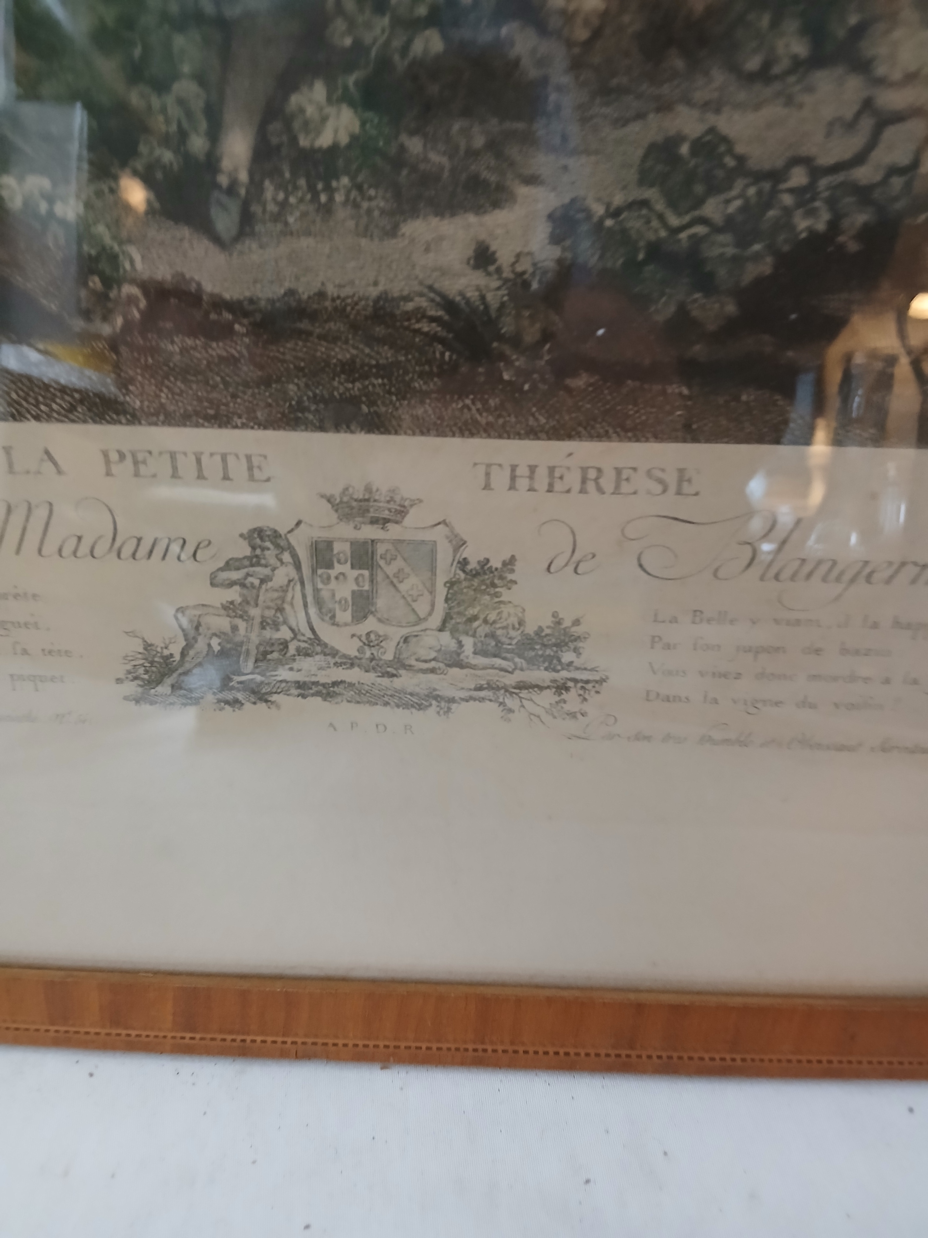 Voir photo 4 de Lhitographie encadrée intitulé " La petite Thérèse" d'après COUCHE Jacques (1750-1808), gravé d'après CARESME Jacques Lhitographie encadrée intitulé " La petite Thérèse" d'après COUCHE Jacques (1750-1808), gravé d'après CARESME Jacques Bon état reconditionné photo 4