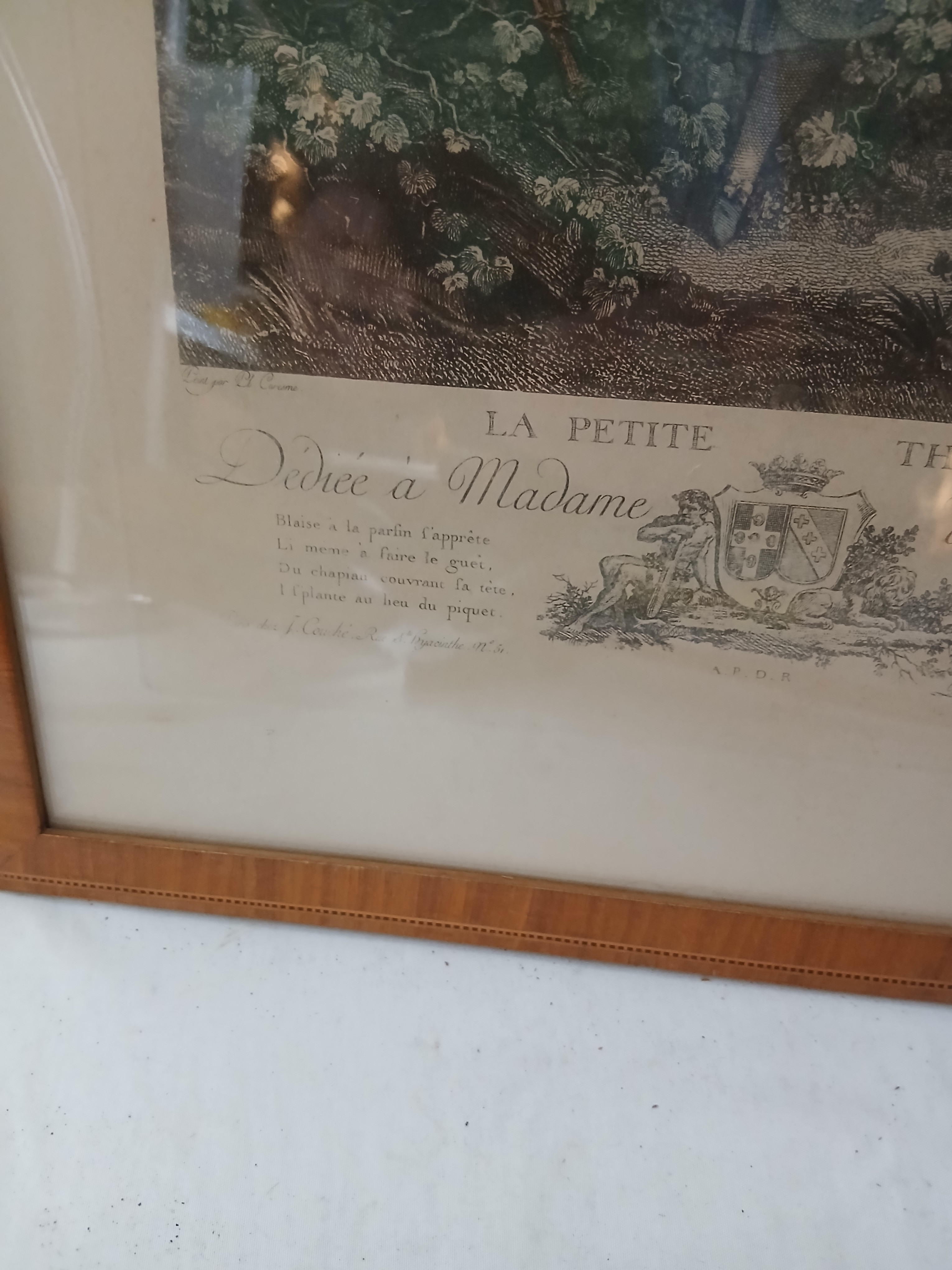 Voir photo 5 de Lhitographie encadrée intitulé " La petite Thérèse" d'après COUCHE Jacques (1750-1808), gravé d'après CARESME Jacques Lhitographie encadrée intitulé " La petite Thérèse" d'après COUCHE Jacques (1750-1808), gravé d'après CARESME Jacques Bon état reconditionné photo 5