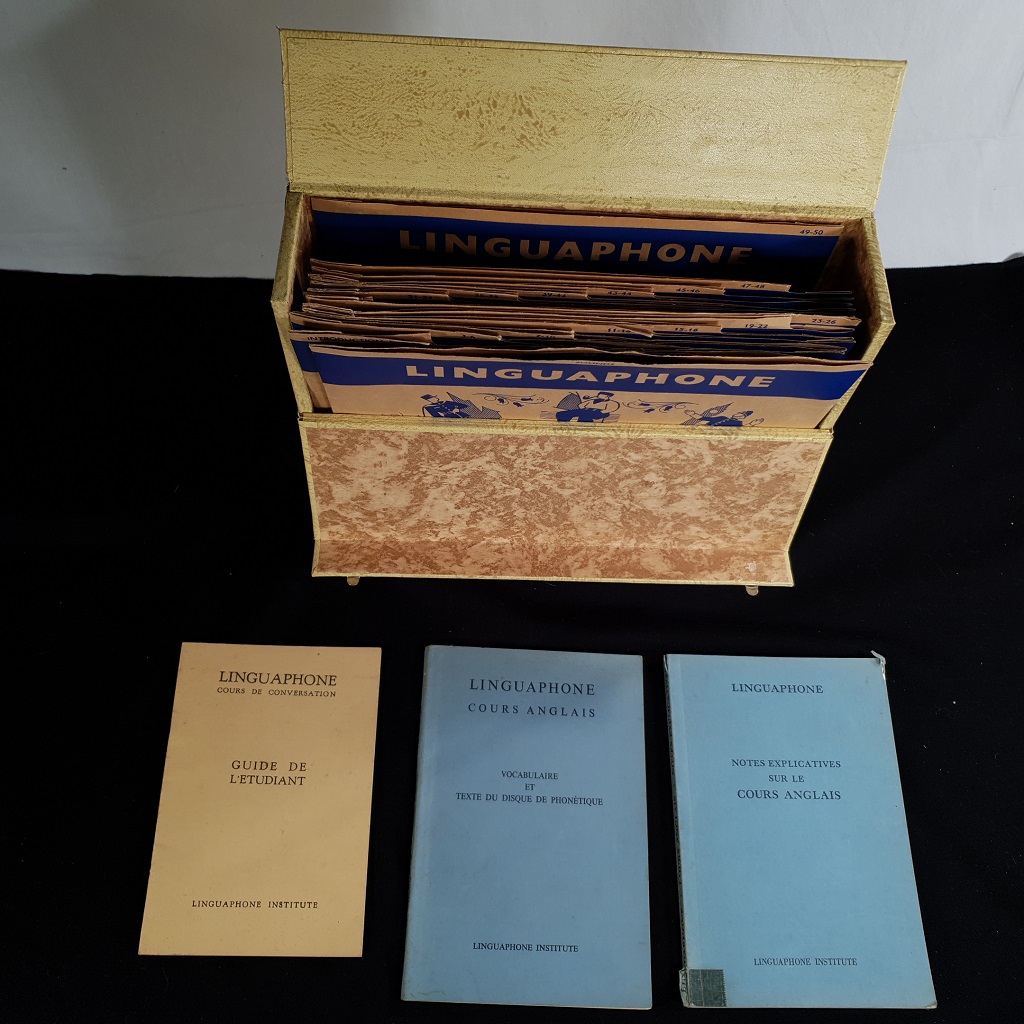 Voir photo 3 de LINGUAPHONE Cours d'Anglais Sur Disques 78 Tours ANCIEN LINGUAPHONE Cours d'Anglais Sur Disques 78 Tours ANCIEN reconditionné photo 3