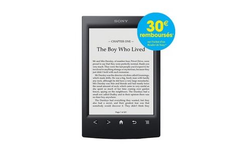 Liseuse eBook SONY PRS-T2 NOIR État correct Sony reconditionné disponible sur Fnac