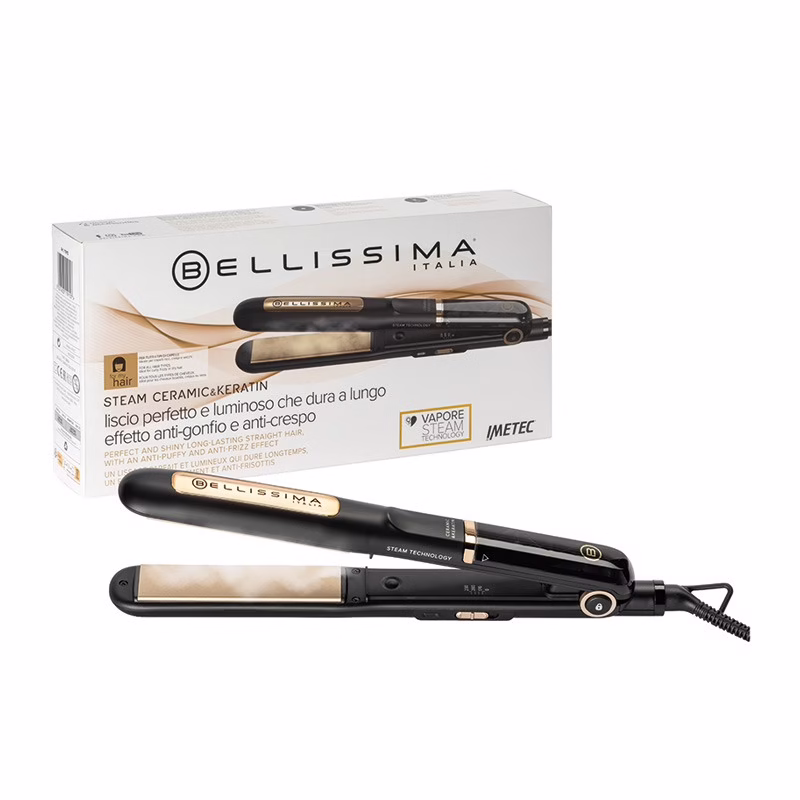 Lisseur Vapeur Bellissima B28 200 My Pro Steam Ceramic & Keratin reconditionné disponible sur Electro Depot