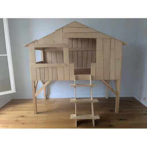 Lit cabane enfant occasion reconditionné disponible sur Rakuten
