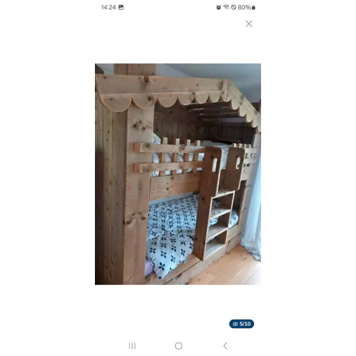 Lit Cabane Superposé Saartjeprum occasion reconditionné disponible sur Rakuten