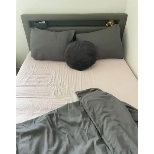 Lit complet 120x190 ( sommier + matelas à mémoire de forme ) Bon état reconditionné disponible sur Rakuten