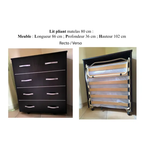 Lit D'appoint Pliant Bon état reconditionné disponible sur Rakuten