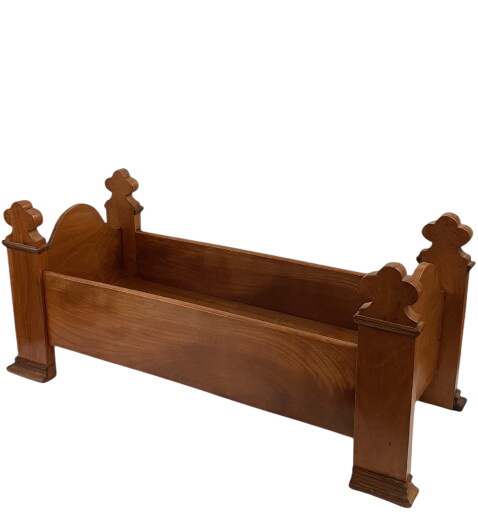 Acheter Lit en bois pour poupée style rétro Bon état - 32,00 € Lit en bois pour poupée style rétro Bon état reconditionné disponible sur Label Emmaüs