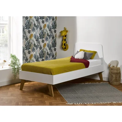 Lit enfant 90x200 Blanc Bon état reconditionné disponible sur Rakuten