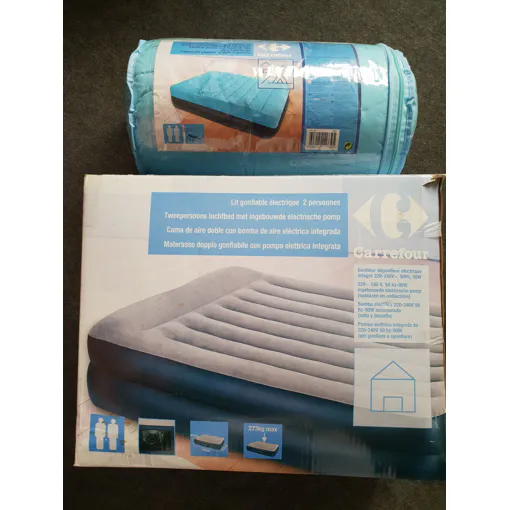 Lit Gonflable Électrique 2 Personnes + Couette Drap Housse Large 2 Personnes Bon état reconditionné disponible sur Rakuten