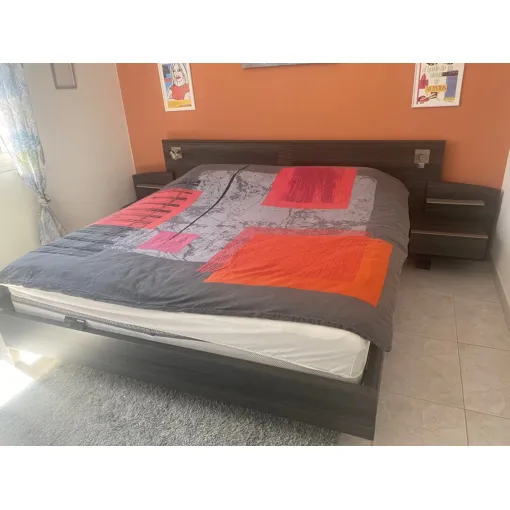 Lit King Size Bois Massif De Marque Crosatier Bon état reconditionné disponible sur Rakuten