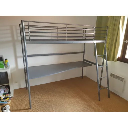 Lit Mezzanine Ikea En Acier Bon état reconditionné disponible sur Rakuten
