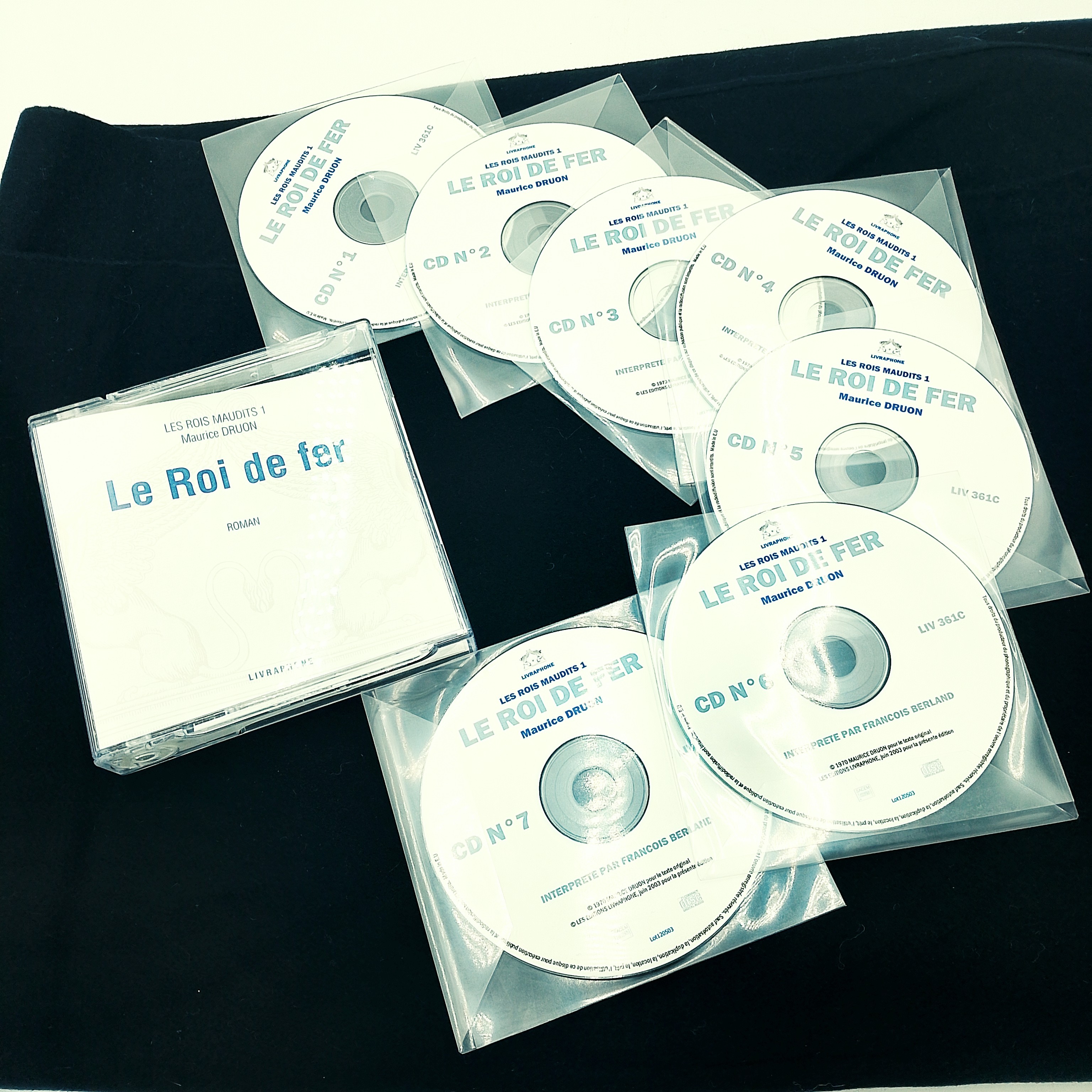 Voir photo 4 de Livre Audio Les Rois Maudits Vol 1 : Les Rois De Fer - Livraphone Livre Audio Les Rois Maudits Vol 1 : Les Rois De Fer - Livraphone Très bon état reconditionné photo 4