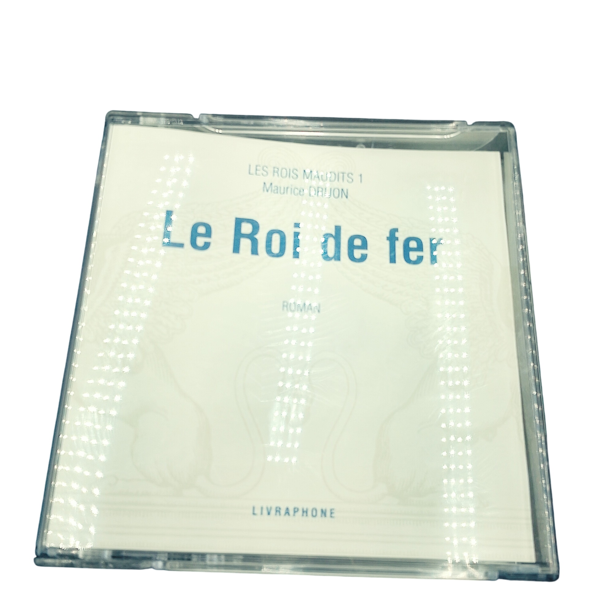 Livre Audio Les Rois Maudits Vol 1 : Les Rois De Fer - Livraphone Très bon état - 12,00 € Livre Audio Les Rois Maudits Vol 1 : Les Rois De Fer - Livraphone Très bon état reconditionné disponible sur Label Emmaüs