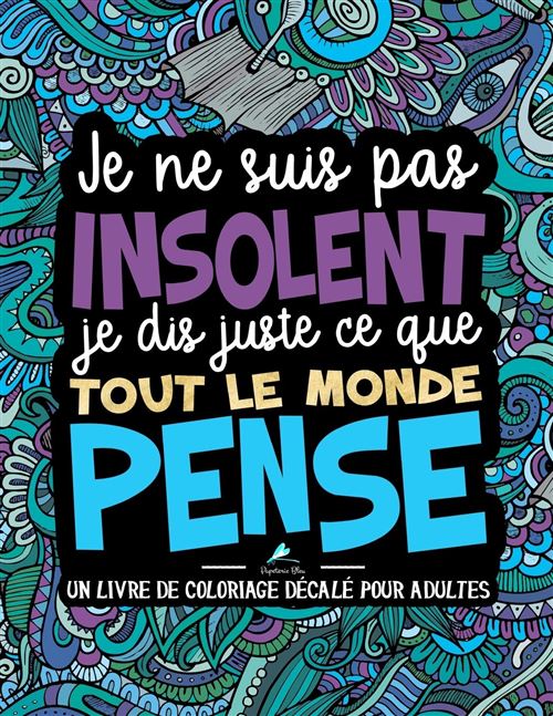 Livre de coloriage décalé - Adultes - 76 pages Format A4 État correct reconditionné disponible sur Fnac