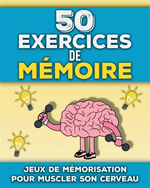Livre de jeux 50 Exercices de Mémoire - Adultes et seniors - 100 pages - Format 20 x 25 cm État correct reconditionné disponible sur Fnac