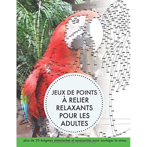 Livre de jeux de points à relier - Relaxant - Adultes - 30+ énigmes - 63 pages A4 État correct reconditionné disponible sur Fnac