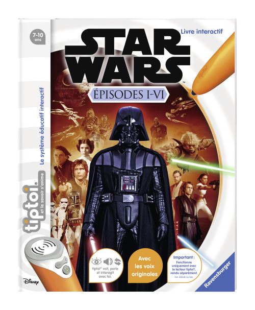 Livre éducatif Tiptoi Star Wars Episode I-VI Ravensburger État correct Ravensburger reconditionné disponible sur Fnac