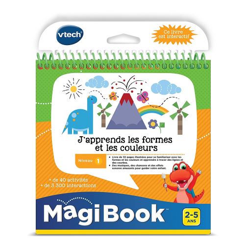 Livre éducatif VTech Magi Book J'apprends les formes et les couleurs État correct reconditionné disponible sur Fnac
