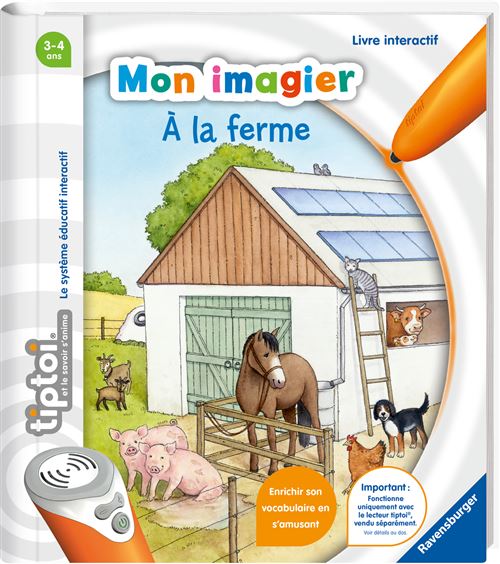 Livre interactif Ravensburger Tiptoi® Mon imagier A la ferme État correct reconditionné disponible sur Fnac