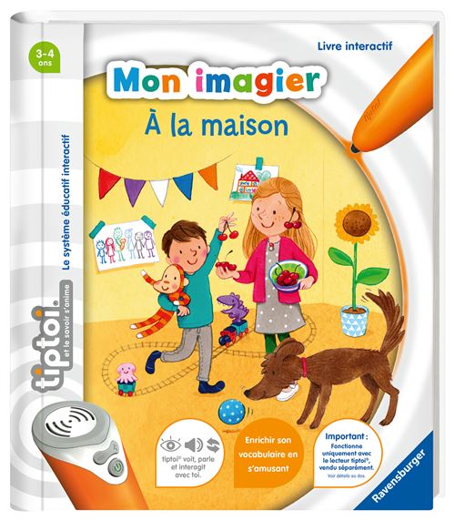 Livre interactif Ravensburger Tiptoi® Mon imagier A la maison État correct Ravensburger reconditionné disponible sur Fnac