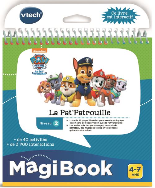 Livre interactif Vtech MagiBook Pars en mission avec Pat’Patrouille État correct VTech reconditionné disponible sur Fnac