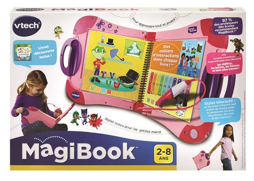 Livre interactif Vtech Magibook Starter pack Rose État correct VTech reconditionné disponible sur Fnac