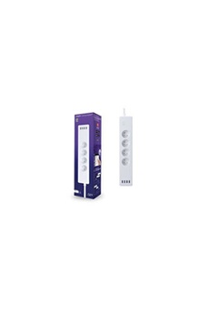 Logicom Home Strippy Multiprise connectée (Prise UE  4 prises TERRE & 4 prises USB  alimentation 220/240V  Protection enfant Bon état N/A reconditionné disponible sur Darty