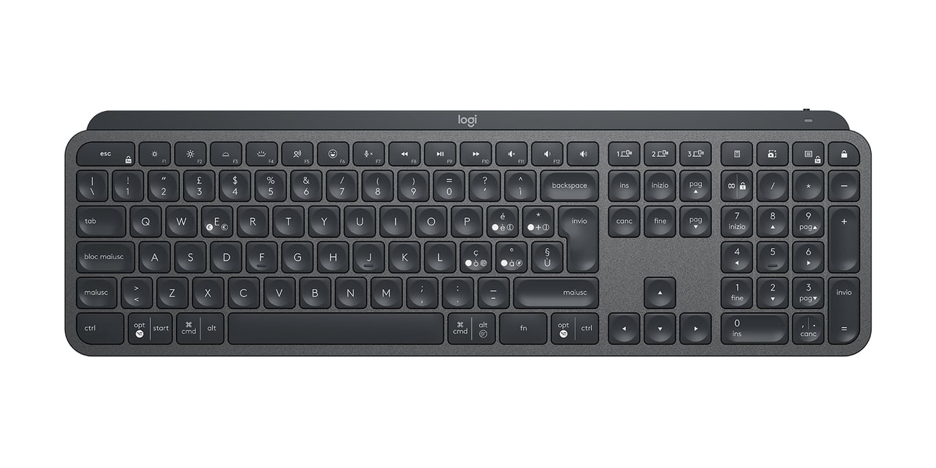 Logitech 920-010247 clavier Bureau Bluetooth Italien Graphite - Excellent état Parfait état Logitech reconditionné disponible sur Pixmania