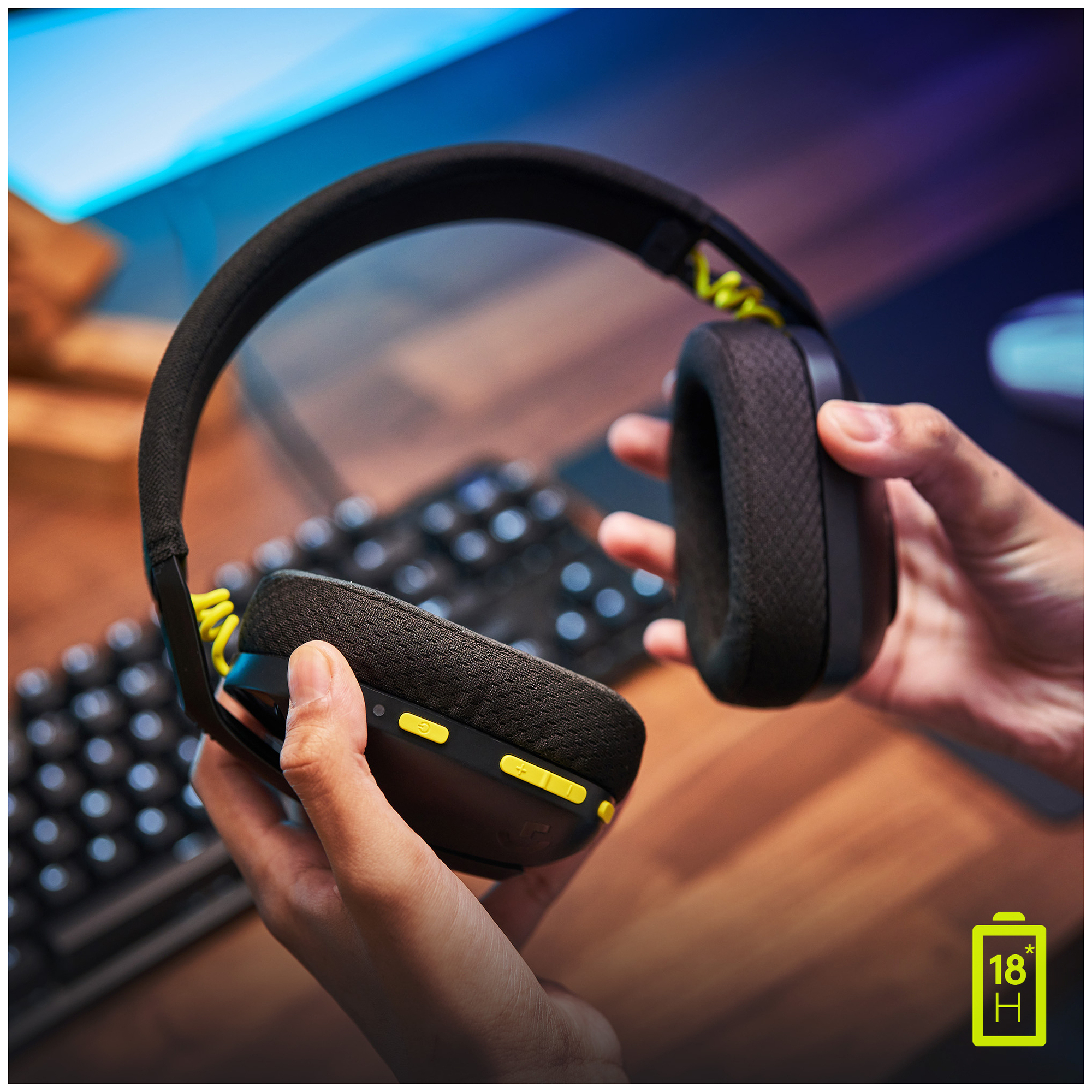 Logitech G G435 Casque Sans fil Arceau Jouer Bluetooth Noir - Excellent état Parfait état Logitech reconditionné photo 3