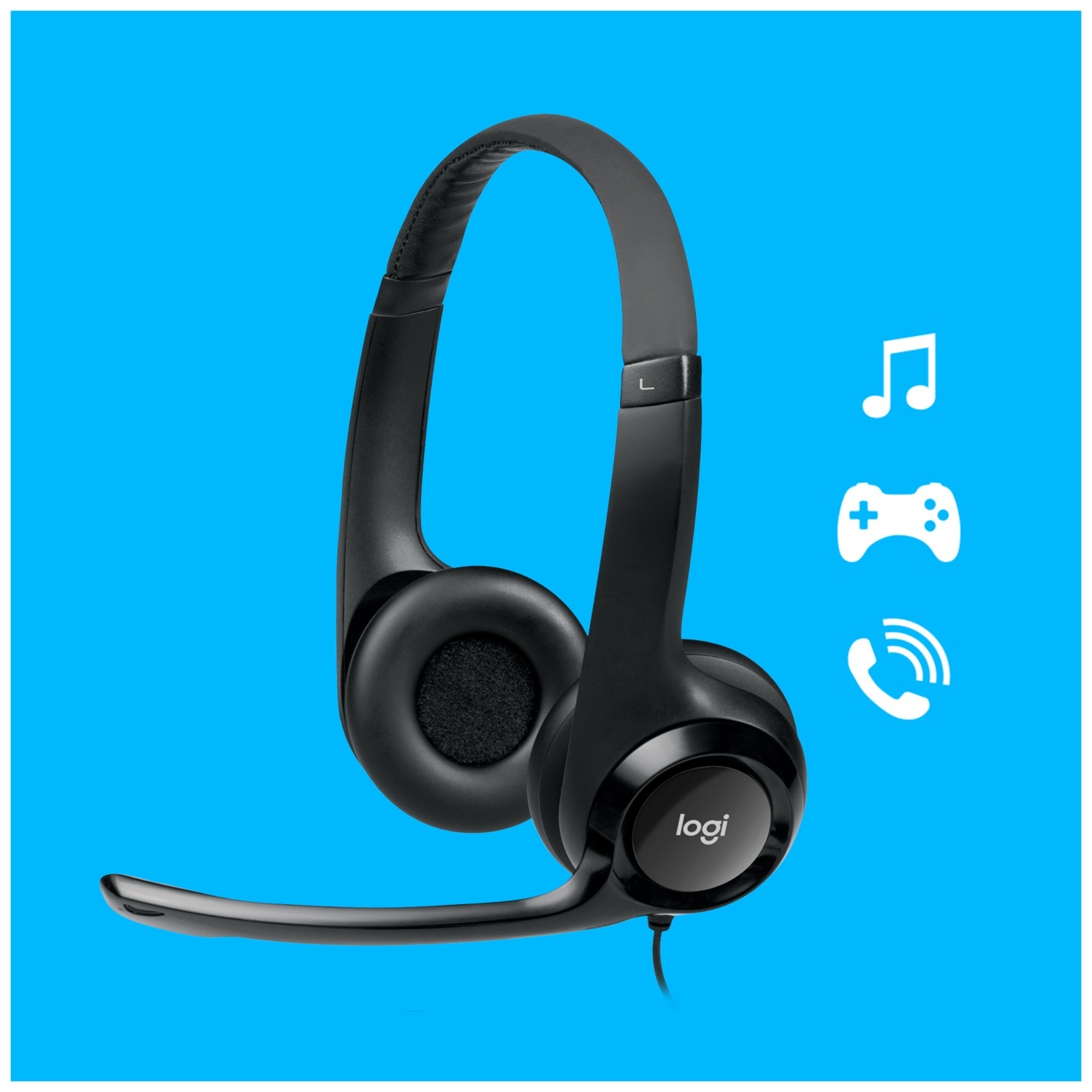 Logitech H390 USB Computer Headset Son numérique amélioré et commandes intégrées - Excellent état Parfait état Logitech reconditionné photo 2 | Dero