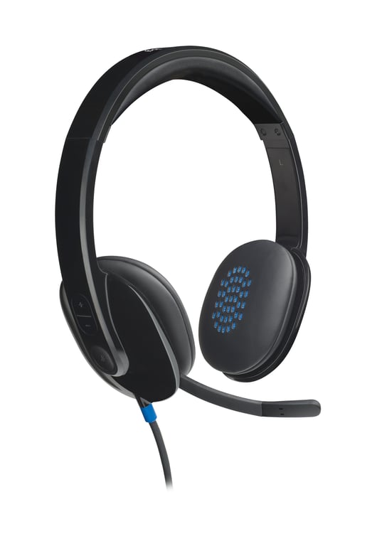 Logitech H540 USB Computer Headset Avec un son haute définition et des commandes sur l'oreillette - Excellent état Parfait état Logitech reconditionné photo 2 | Dero