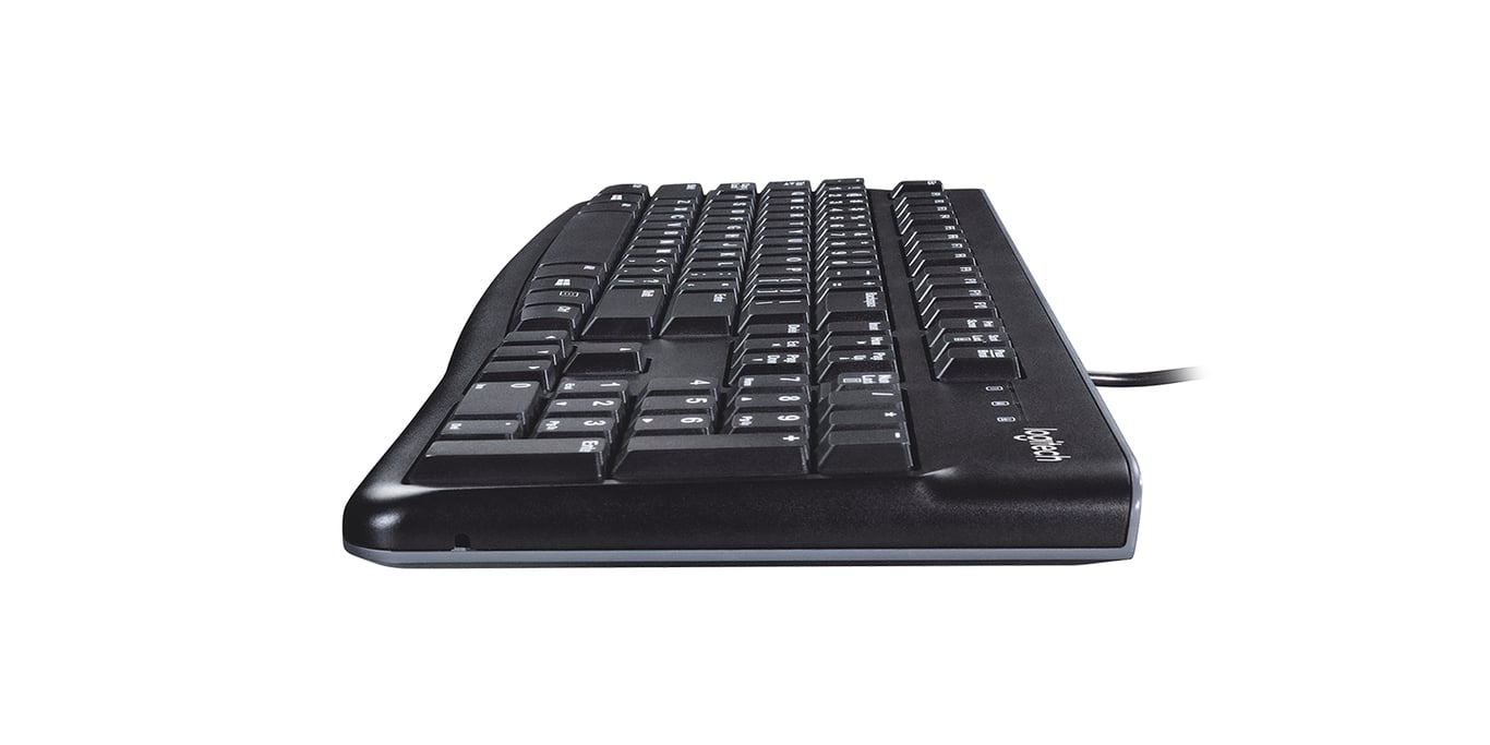 Logitech Keyboard K120 for Business clavier Universel USB QWERTY Anglais Noir - Très bon état Très bon état Logitech reconditionné photo 3 | Dero