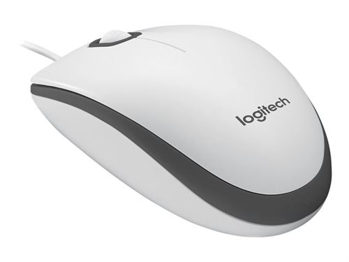 Logitech M100 - Souris - droitiers et gauchers - optique - 3 boutons - filaire - USB - blanc État correct N/A reconditionné disponible sur Fnac | Dero