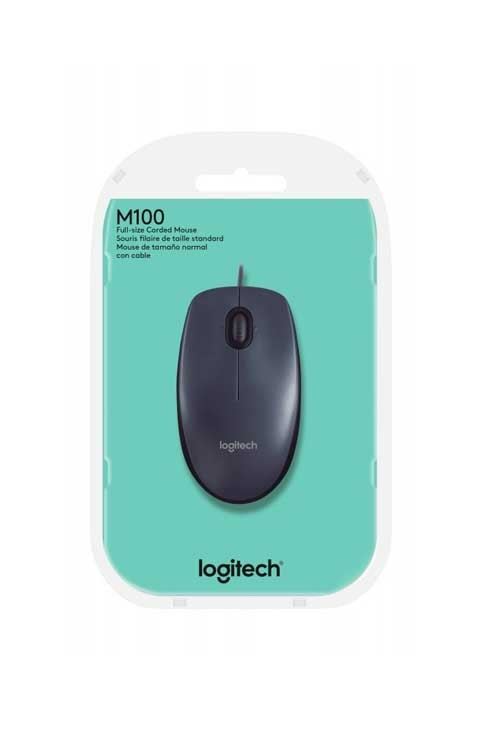 Logitech M100 - Souris - droitiers et gauchers - optique - 3 boutons - filaire - USB - noir État correct - 17,00 € Logitech M100 - Souris - droitiers et gauchers - optique - 3 boutons - filaire - USB - noir État correct Logitech reconditionné disponible sur Fnac