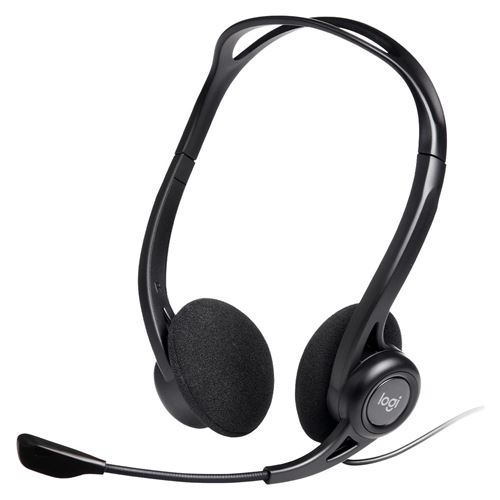 Logitech PC Headset 960 USB - Micro-casque - sur-oreille - filaire État correct Logitech reconditionné disponible sur Fnac
