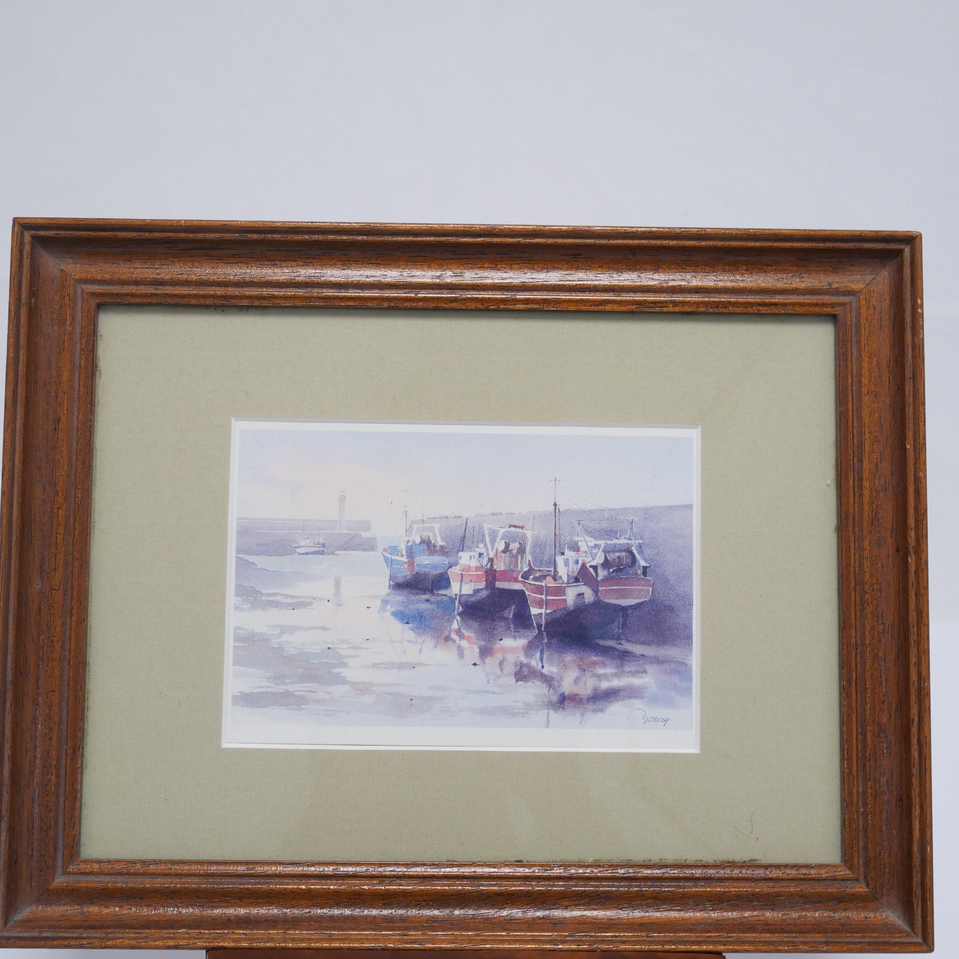 Voir photo 2 de Lot 2 Tableaux aquarelle de Jacques Moury Lot 2 Tableaux aquarelle de Jacques Moury reconditionné photo 2
