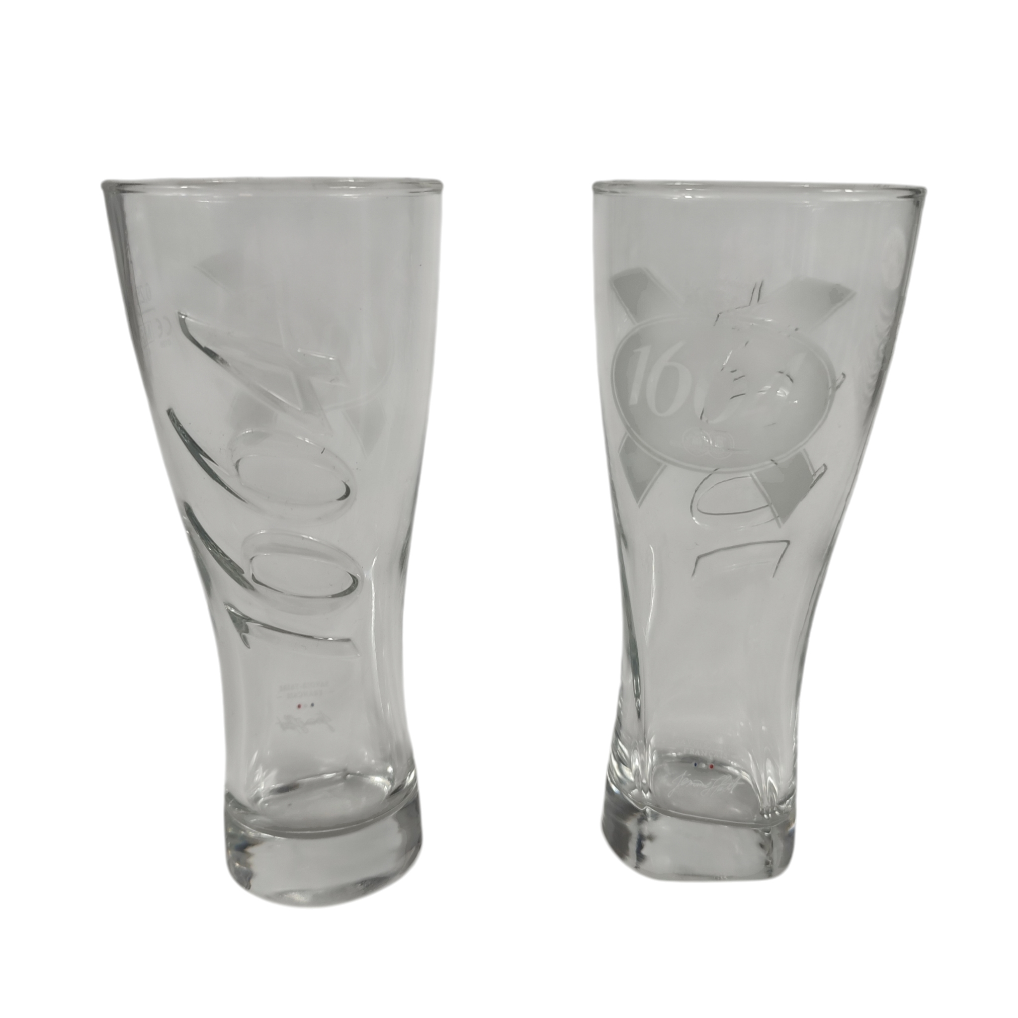Voir photo 3 de Lot 2 verre à bière Kronenbourg 1664 50 cl - Jérôme Hatt Lot 2 verre à bière Kronenbourg 1664 50 cl - Jérôme Hatt Bon état reconditionné photo 3