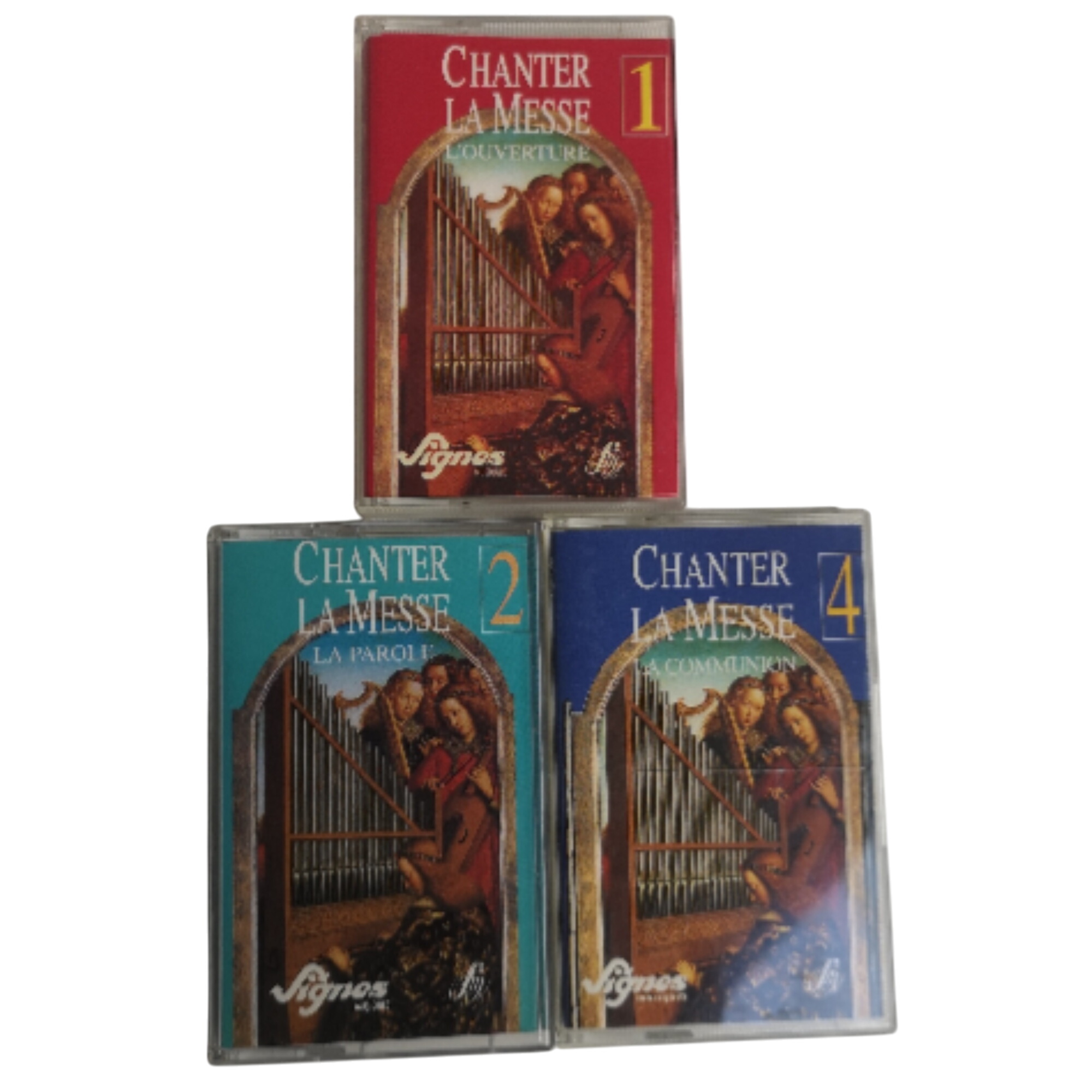 Acheter Lot 3 cassettes audio : Chanter la messe 1-l'ouverture 2-la parole et 4-la communion Très bon état - 10,00 € Lot 3 cassettes audio : Chanter la messe 1-l'ouverture 2-la parole et 4-la communion Très bon état reconditionné disponible sur Label Emmaüs