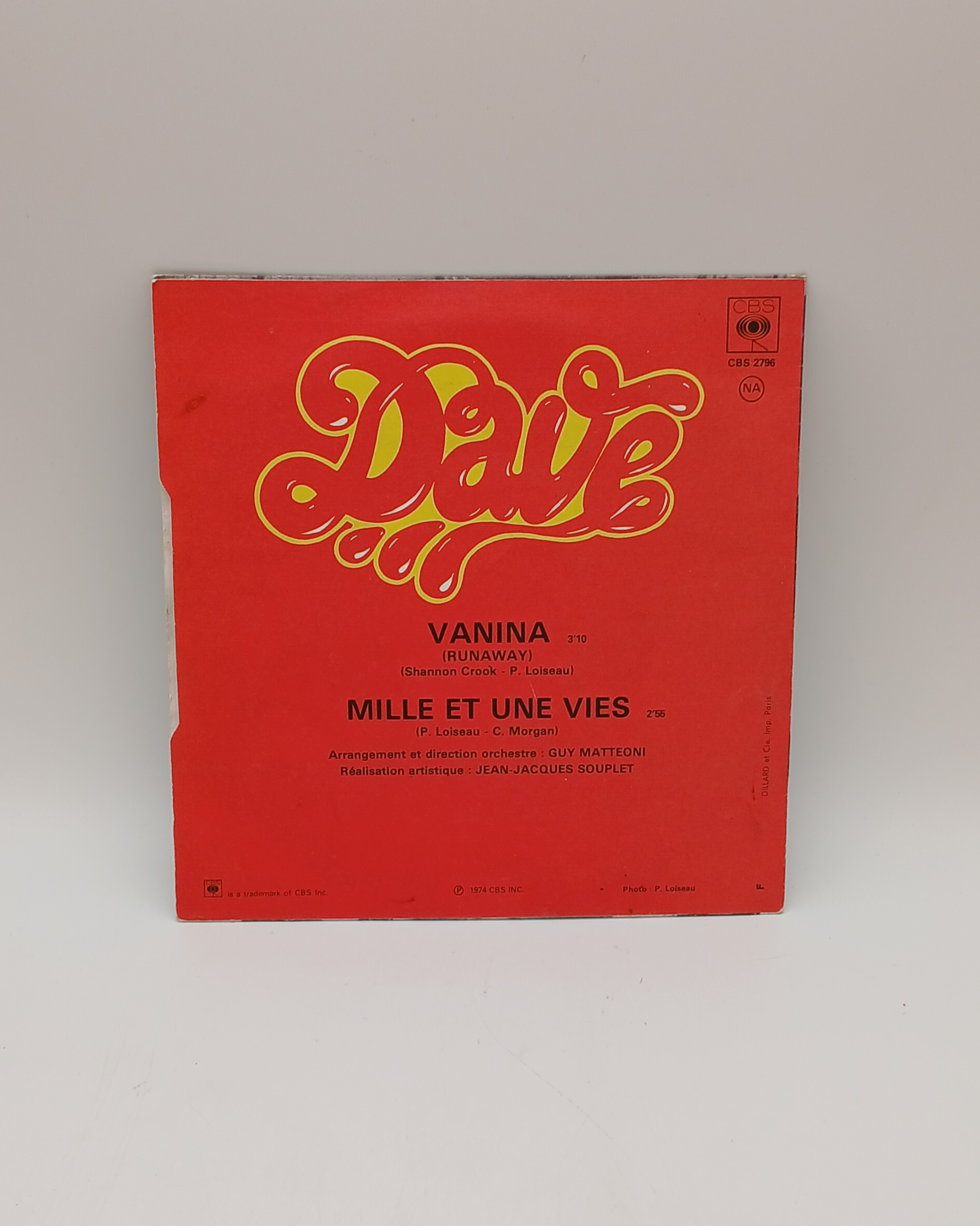 Voir photo 5 de Lot 3 Vinyles 45 Tours – Succès Années 70 (Dave, Chocolat's, Michel Fugain & Le Big Bazar) Lot 3 Vinyles 45 Tours – Succès Années 70 (Dave, Chocolat's, Michel Fugain & Le Big Bazar) Très bon état reconditionné photo 5