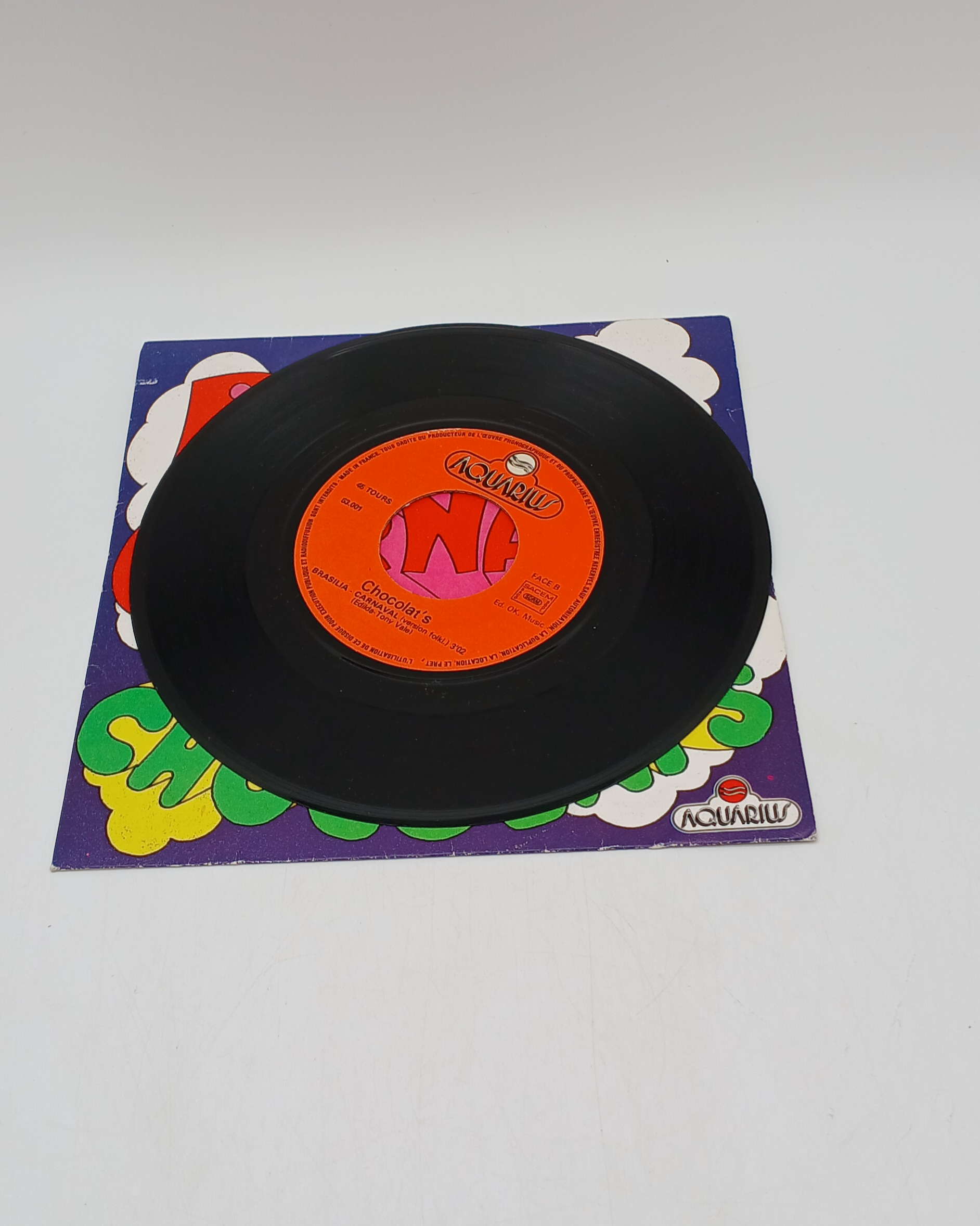 Voir photo 7 de Lot 3 Vinyles 45 Tours – Succès Années 70 (Dave, Chocolat's, Michel Fugain & Le Big Bazar) Lot 3 Vinyles 45 Tours – Succès Années 70 (Dave, Chocolat's, Michel Fugain & Le Big Bazar) Très bon état reconditionné photo 7