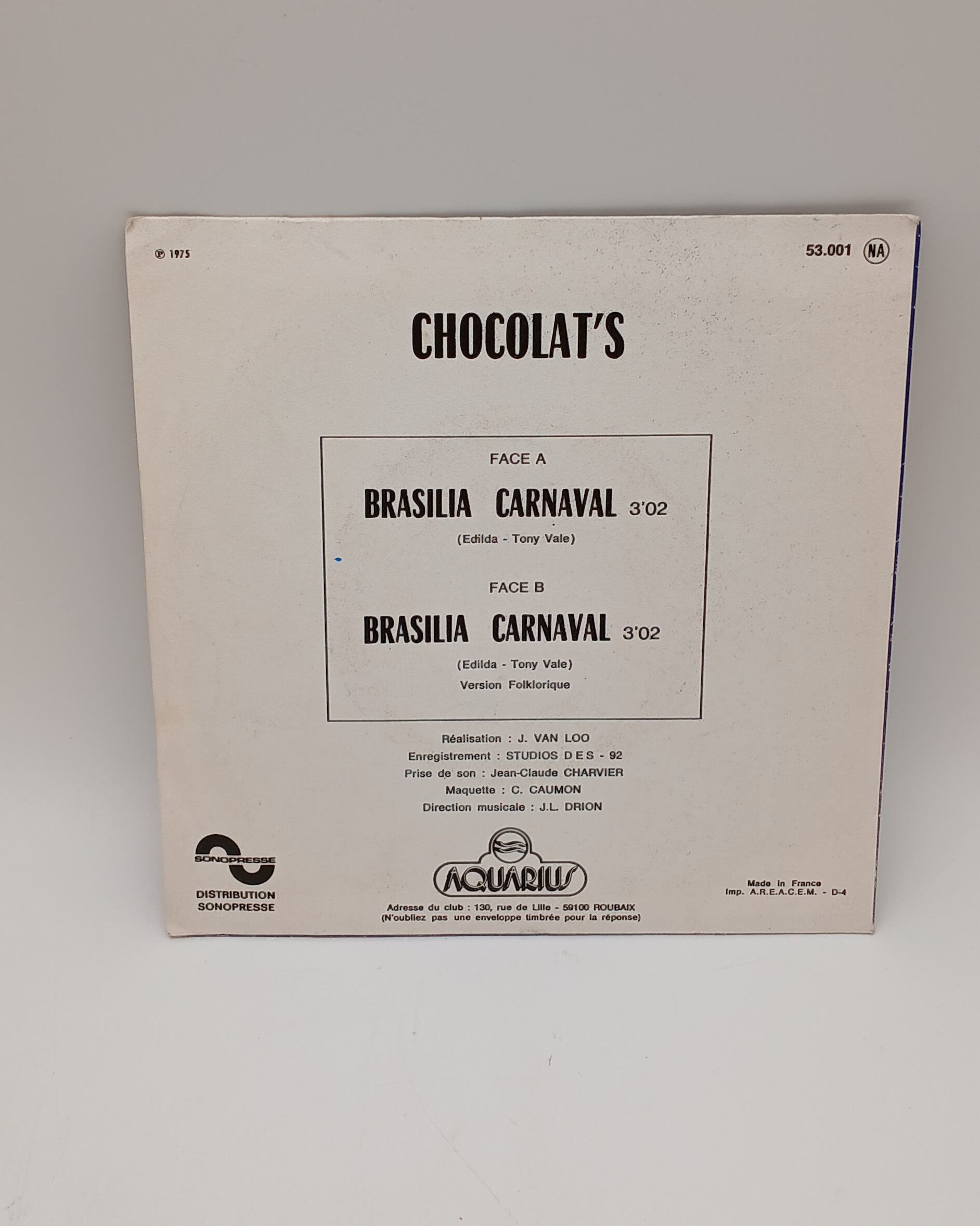 Voir photo 9 de Lot 3 Vinyles 45 Tours – Succès Années 70 (Dave, Chocolat's, Michel Fugain & Le Big Bazar) Lot 3 Vinyles 45 Tours – Succès Années 70 (Dave, Chocolat's, Michel Fugain & Le Big Bazar) Très bon état reconditionné photo 9