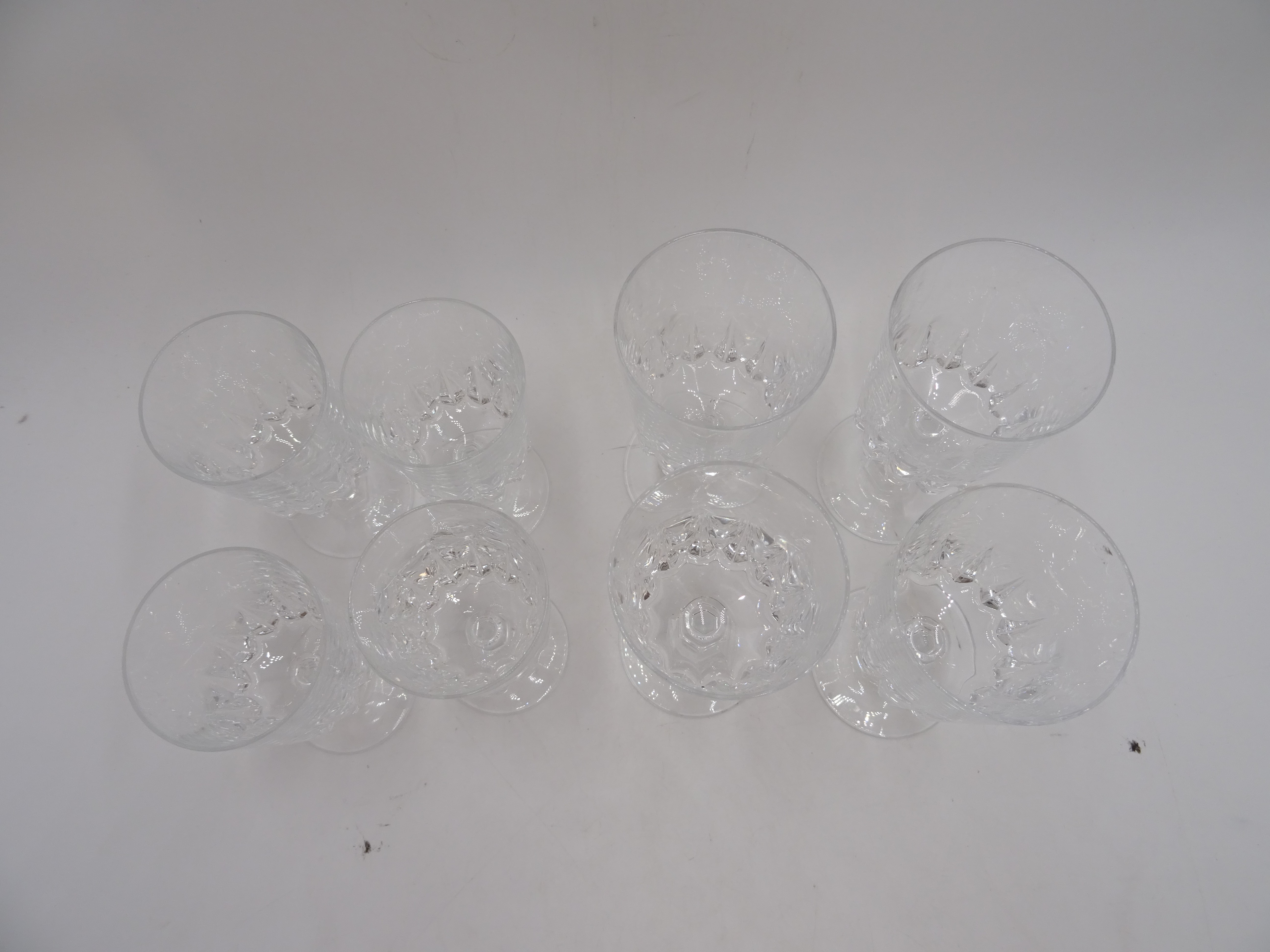 Voir photo 3 de Lot 8 verres en cristal (4 verres à eau et 4 verres à vin) Lot 8 verres en cristal (4 verres à eau et 4 verres à vin) reconditionné photo 3