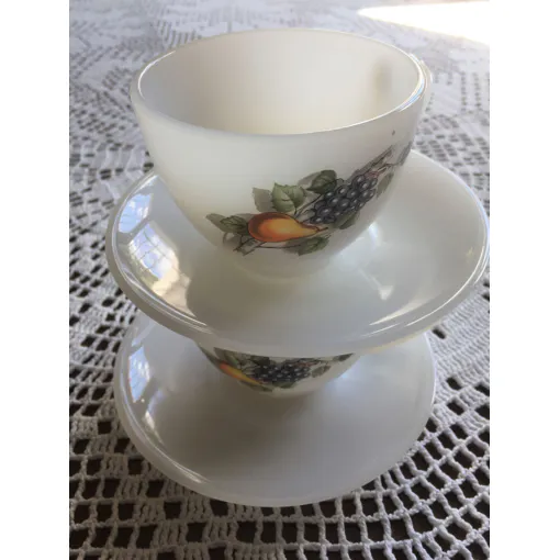 Lot Arcopal Fruits 2 Tasses Avec Soucoupes 2 Bols occasion reconditionné disponible sur Rakuten
