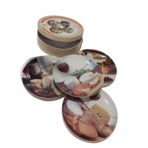 Voir photo 2 de Lot d'assiettes en verre avec sa boîte Lot d'assiettes en verre avec sa boîte Bon état reconditionné photo 2