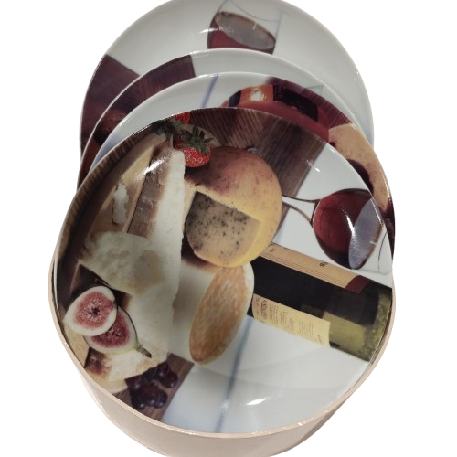 Voir photo 3 de Lot d'assiettes en verre avec sa boîte Lot d'assiettes en verre avec sa boîte Bon état reconditionné photo 3